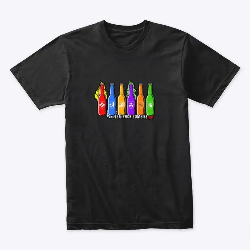 Le 6 Pack Zombies - T-Shirt